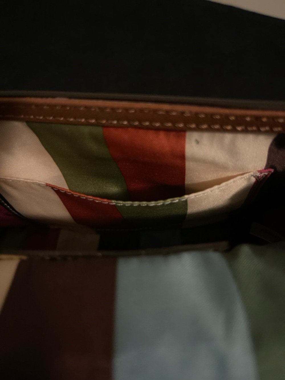 Coach Brown Leather Crossbody with Tassel - Picture 9 of 13